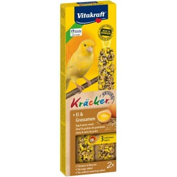 Vitakraft cracker pour canaris 4 x 2 Œuf - graines de graminées