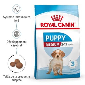 ROYAL CANIN Medium Chiot Croquettes Chien 15 kg
