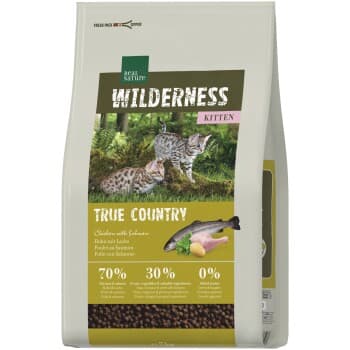 REAL NATURE WILDERNESS Croquettes pour chat, chaton, True Country, poulet au poisson 2x7 kg