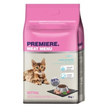 PREMIERE Meat Menu croquettes pour chaton Saumon 4 kg