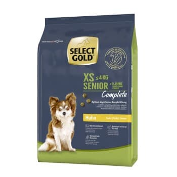 SELECT GOLD Complete Croquettes Chien Senior XS Poulet 1 kg