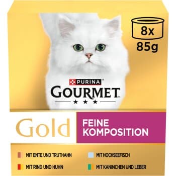 GOURMET Gold Composition fine Mix 8 x 85 g