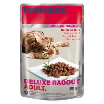 PREMIERE Deluxe Ragout Adult Riche en bœuf 44x85 g