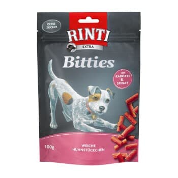 RINTI Bitties 12 x 100 g Poulet aux carottes et épinards