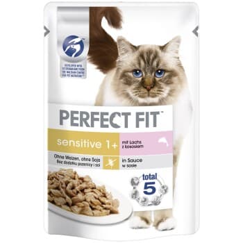PERFECT FIT Sensitive 1+ 12 x 85 g Saumon 12x85 g