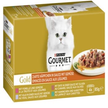 GOURMET Gold Tendres bouchées 4 x 85 g