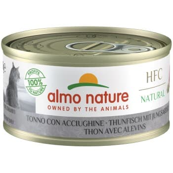 Almo nature HFC Natural nourriture humide pour chat Thon aux jeunes anchois 24x70 g