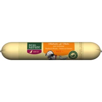 REAL NATURE Original Adult Roll Chat Dinde et Poulet aux Graines de Lin 12x70 g