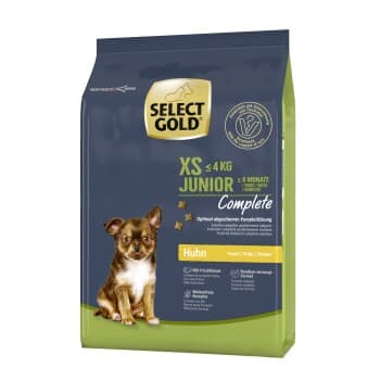 SELECT GOLD Complete Croquettes Chiot XS Poulet 1 kg