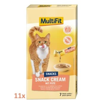MultiFit Snack Cream x pièce Dinde 11x15 g