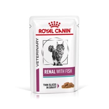ROYAL CANIN Veterinary Renal Nourriture humide Chat 12x85g Poisson