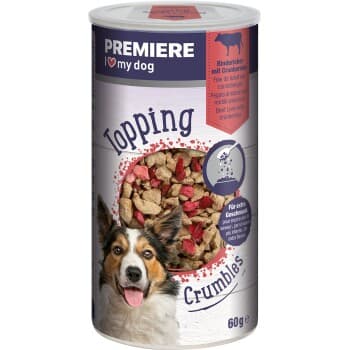 PREMIERE Topping Crumble Foie de bœuf aux cranberries 6x60 g