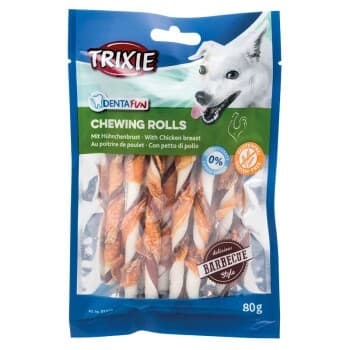 Trixie Denta Fun Barbecue Chicken Rolls 12 cm