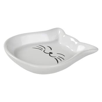 AniOne Gamelle en céramique Happy Kitty blanc