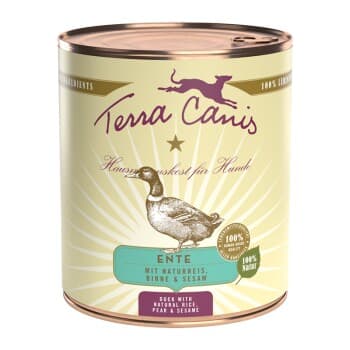 Terra Canis Classic Adult 6 x 800 g Canard au riz complet, poire & sésame