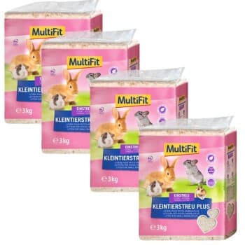 MultiFit Litière pour petits animaux Plus 4x3 kg
