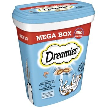 Dreamies Mega Box 350g Saumon