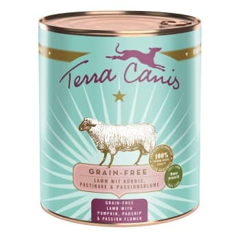 Terra Canis Nourriture humide pour chien sans céréales adulte Agneau 6x800 g