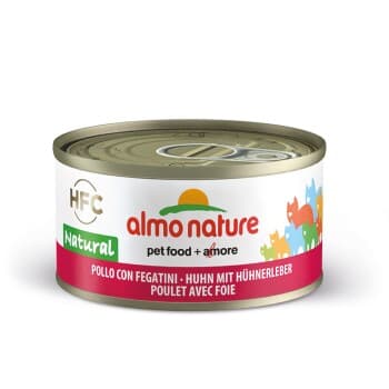 Almo nature HFC Natural nourriture humide pour chat Poulet et foie 24x70 g