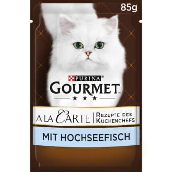 GOURMET A la Carte aliment humide pour chat Adulte Poisson de haut mer dans une composition de riz et de légumes 26x85 g