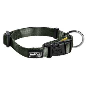 AniOne Collier en nylon Classic vert M