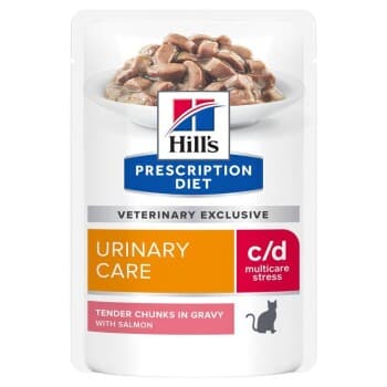 Hill's Prescription Diet c/d Urinary Stress Saumon 24x85 g