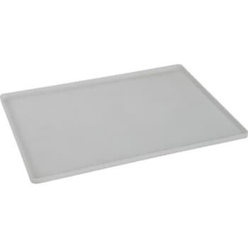 AniOne Tapis support de gamelle silicone blanc