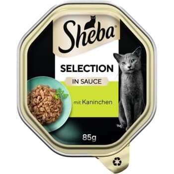 Sheba Sélection en sauce avec morceaux de lapin 22x85 g