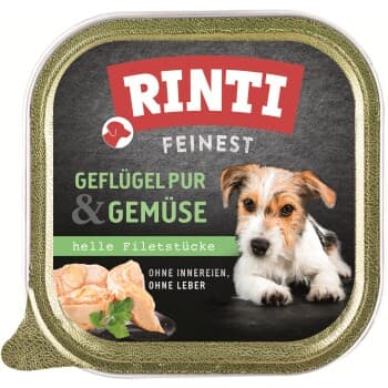 RINTI Feinest Adult Pur volaille et légumes 22x150 g