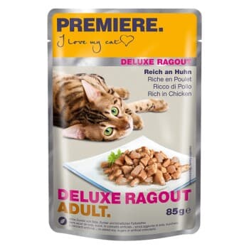 PREMIERE Deluxe Ragout Adult Riche en poulet 44x85 g