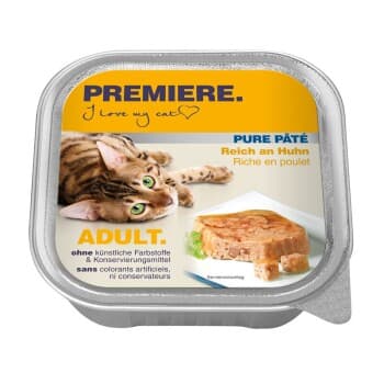 PREMIERE Pur Pâté Adult Poulet 16x100 g