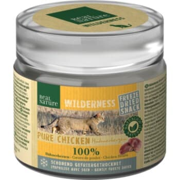 REAL NATURE WILDERNESS Cœurs de poulet lyophilisés 6x25 g