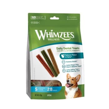 WHIMZEES Bâtonnets de Soins Dentaires pour Chien S