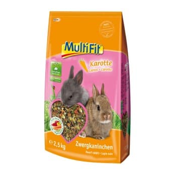 MultiFit à la carotte pour lapins nains 2,5 kg