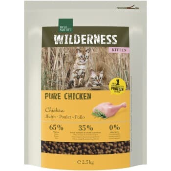 REAL NATURE WILDERNESS Croquettes pour chat, chaton, Pure Chicken 2,5 kg