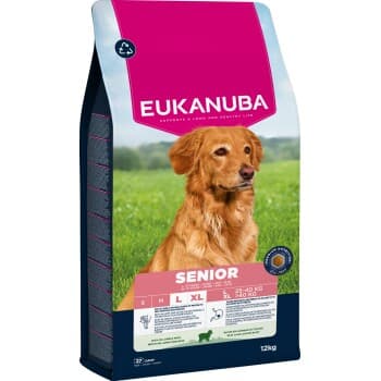 EUKANUBA nourriture sèche pour chien, senior, grand, Agneau 12 kg