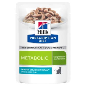 Hill's Prescription Diet Metabolic Weight Management Mini au poulet Poisson marin 12x85 g