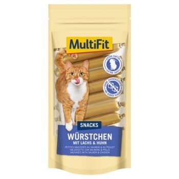 MultiFit Saucisses-snack Saumon 36x9 g