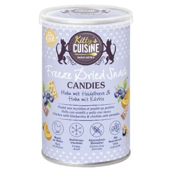 Kitty's Cuisine Friandise Gaufres lyophilisées Poulet aux myrtilles & potiron 14 g