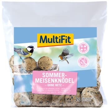 MultiFit Boules de graisse estivales pour mésanges sans filet 20 pcs