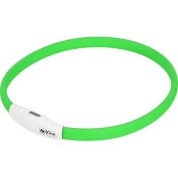 AniOne Anneau lumineux en silicone vert L-XXL