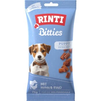 RINTI Bitties Puppy Poulet et bœuf 16x75 g