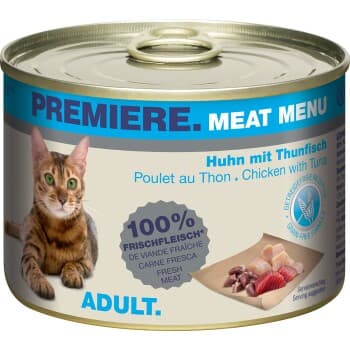 PREMIERE Meat Menu Adult Thon et poulet 6x200 g