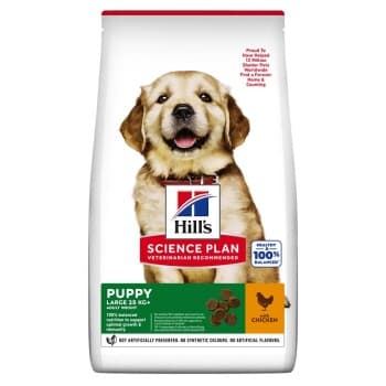 Hill's Science Plan Puppy Large Breed Chicken croquettes pour chien 12 kg