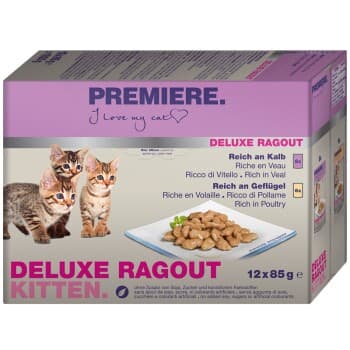 PREMIERE Deluxe Ragout Kitten Multipack 12 x 85 g