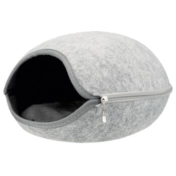 Trixie grotte Luna, feutre, 38×26×44 cm, gris clair
