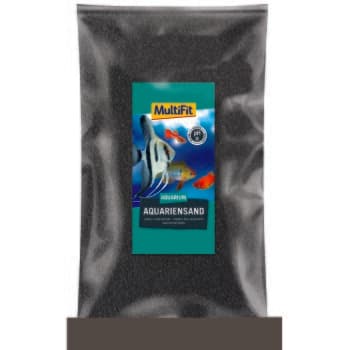 MultiFit Sable d’aquarium noir 0,5 - 0,6 mm 5 kg