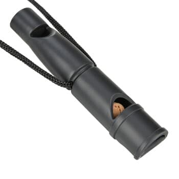AniOne Sifflet double ton noir L