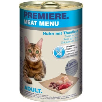 PREMIERE Menu Viande Adulte Thon et poulet 6x400 g
