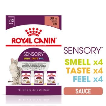 ROYAL CANIN Sensory Smell Taste Feel Multipack en sauce 12x85 g